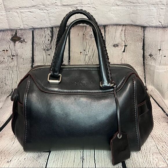 Coach Vintage Leather Ace Satchel Handbag - Picture 1 of 14